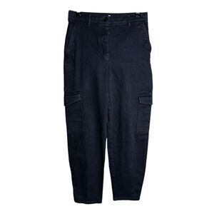 Wilfred Free Modern Cargo Pant Women's Size 8 | Black Baggy Utility Grunge